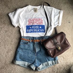Ironic “vote republican” t-shirt